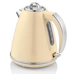 Swan Retro Jug Elektrikli Su Isıtıcısı Kettle 1.5 Litre 3000 w Krem