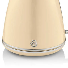Swan Retro Jug Elektrikli Su Isıtıcısı Kettle 1.5 Litre 3000 w Krem