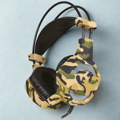 Sprange Kamuflaj Desenli 108 db mW Mikrofonlu Oyuncu Kulaklık