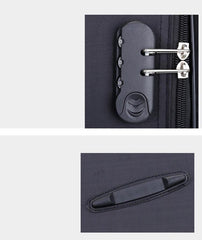 Samarsaber Orta Boy Çok Bölmeli Valiz Bavul Siyah