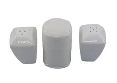 Schafer 3 Parça Tuzluk Biberlik Kürdanlık Seti Beyaz