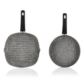 Schafer Eternal 28 Cm Grill Tava & Tava 26 Cm Gri