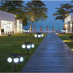 Sensörlü Duvara Monte 88 COB Toprağa Gömülebilen Solar Lamba Işıldak