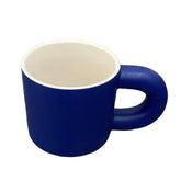Seramik 10x8 Cm Kupa Mug Bardak Mavi