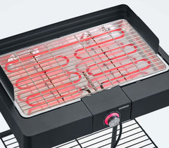 Severin 2200 w Ayaklı Elektrikli Barbekü Izgara Siyah