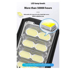 Solar Güneş Enerjili 2000 W Kumandalı Sokak Lambası 22.000mAh Batarya