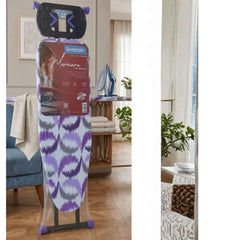 Lorenzo Clara 40x120 cm Ütü Masası Mor Fırça Desenli