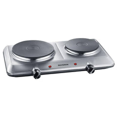 Severin 46x29 Cm 2500 W Çift Gözlü Elektrikli Ocak Inox
