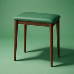 Yeşil Yastıklı Çok Amaçlı Puf 37x27x42 Cm