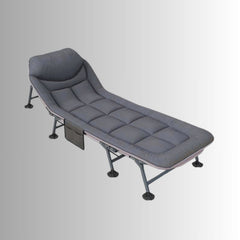 Dış Mekana Uygun Ördek Ayak Katlanır Taşınabilir 190x64x32 Cm Şilteli Çok Amaçlı Şezlong Yatak Yeşil