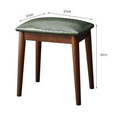 Yeşil Yastıklı Çok Amaçlı Puf 37x27x42 Cm