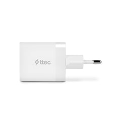 Ttec SmartCharger Duo Pro 45W Seyahat Hızlı Şarj Aleti USB-C+USB-A
