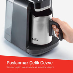 Arzum Okka Rich Pro Plus Türk Kahvesi Makinesi Krom