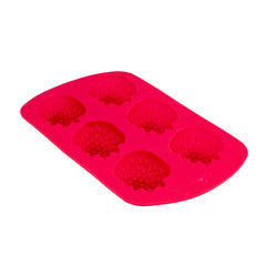 Silikon Çilek Buz Kalıbı Kırmızı