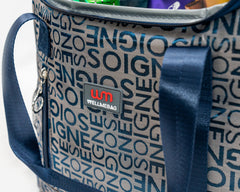 Soğuk-Sıcak Tutucu Çok Amaçlı Termos Sırt Çantası Mavi Yazılı