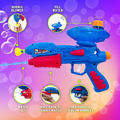 Su ve Köpük Fonksiyonlu Çocuk Su Tabancası Kırmızı