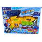 Su ve Köpük Fonksiyonlu Çocuk Su Tabancası Sarı