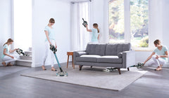 Swan Hyper Clean Cordles 3'ü 1 Arada Kablosuz Dikey El Süpürge Mavi