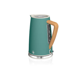 Swan Nordic Elektrikli Su Isıtıcısı Kettle 1.7 Litre 3000 w Çam Yeşili