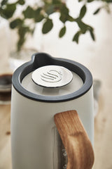 Swan Nordic Elektrikli Su Isıtıcısı Kettle 1.7 Litre 3000 w Pamuk Beyaz