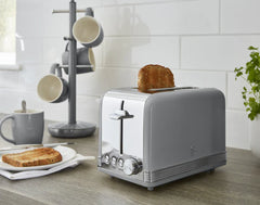 Swan Retro 2 Dilimli Ekmek Kızartma Makinesi Gri