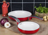 Swan Retro 2 Parça Tava Seti Kırmızı
