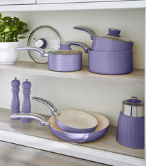 Swan Retro 5 Parça Tencere Tava Seti Menekşe