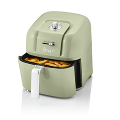 Swan Retro 6 Litre Manuel Airfryer Yağsız Fritöz Yeşil