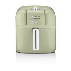 Swan Retro 6 Litre Manuel Airfryer Yağsız Fritöz Yeşil