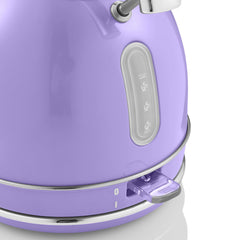 Swan 1.8 Lt 3000 w Retro Dome Elektrikli Su Isıtıcısı Kettle Menekşe