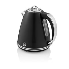 Swan Retro Jug Elektrikli Su Isıtıcısı Kettle 1.5 Litre 3000 w Siyah