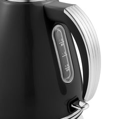 Swan Retro Jug Elektrikli Su Isıtıcısı Kettle 1.5 Litre 3000 w Siyah