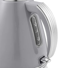 Swan Retro Jug Elektrikli Su Isıtıcısı Kettle 1.5 Litre 3000 w Gri