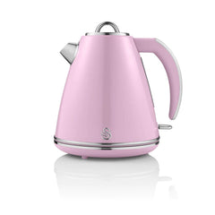 Swan Retro Jug Elektrikli Su Isıtıcısı Kettle 1.5 Litre 3000 w Pembe