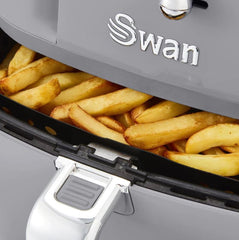 Swan Retro 6 Litre Manuel Airfryer Yağsız Fritöz Gri