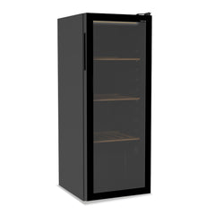 Tecna 174 Lt 3 Raflı Dikey Şarap Soğutucu Siyah