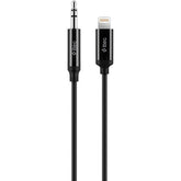 TTEC Işıklı Iphone Girişli Alüminyum Aux Ses Kablosu 100cm Siyah