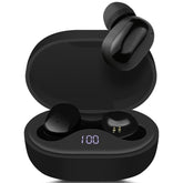 Maxron Twinbuds Provoice Dijital Göstergeli Bluetooth'lu Kulak İçi Kulaklık Siyah