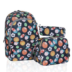 Top Dünyası Beslenmeli Kalemlikli 3 Parça İlkokul Sırt Çantası 40 cm