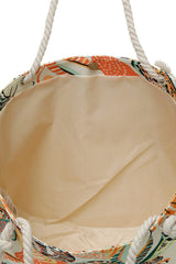 Tropikal 50x38cm İp Askılı Plaj Çantası
