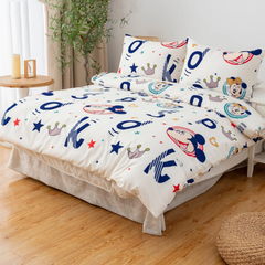 Mikro Saten Mickey Mouse Desenli Lastikli 1.5 Kişilik Nevresim Takımı