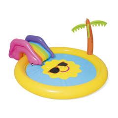 Bestway 2+ Yaş 237x201x104 Cm Fıskiyeli Kaydıraklı Şişme Çocuk Havuzu