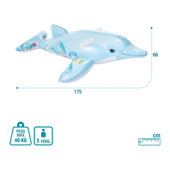 Intex 3+ Yaş 175x66 Cm Yunus Balığı Deniz Havuz Binici