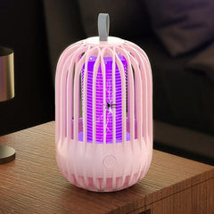 USB Bağlantılı 360° Sinek Tuzağı Lambası Pembe