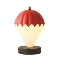 Üç Farklı Renkli USB Şarjlı Dokunmatik Masa Lambası Kırmızı