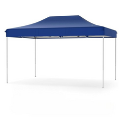 Gazebo 3×4.5 M 800D Branda 30 mm Profil Kamp Bahçe Dış Alan Tentesi Mavi