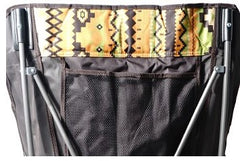 Uzun Başlıklı Katlanabilir Fileli Çok Amaçlı Sandalye