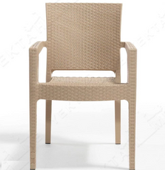 Heniver Vektör Rattan Sandalye Cappucino