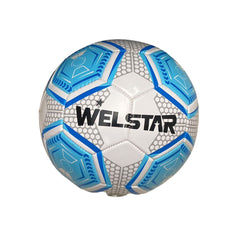 Welstar Size 5 Futbol Topu Mavi Beyaz
