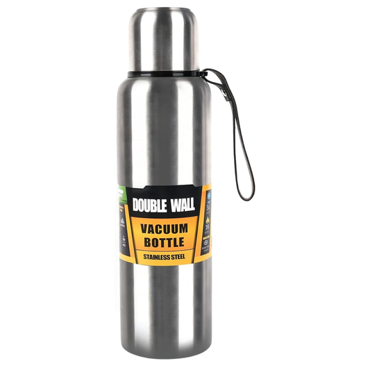Çift Duvar Vakum Yalıtımlı 1000 ML Paslanmaz Çelik Termos